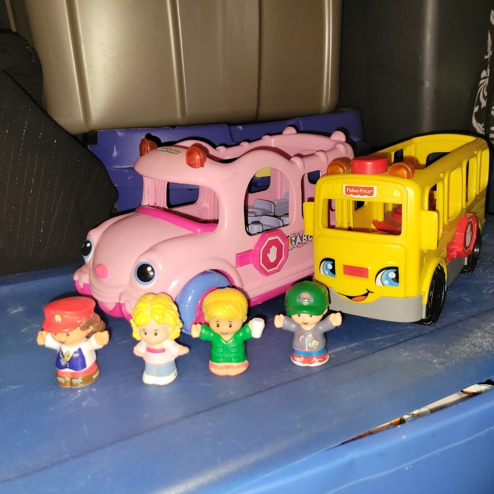 Fisher-Price Red and Yellow Cars and Vehicles Set